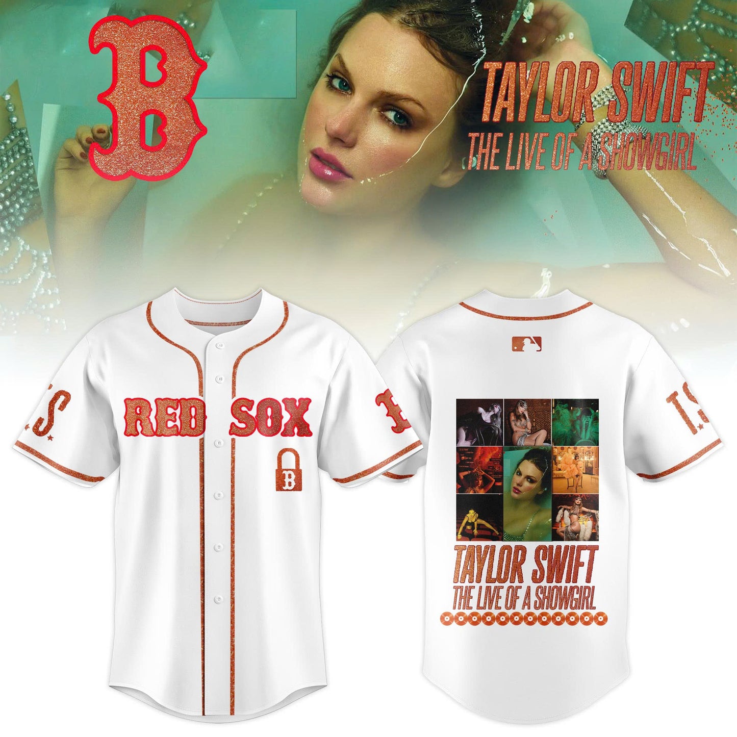 MLB x Taylor Swift “The Life of a Showgirl” Album 2025 Limited Editions Jersey