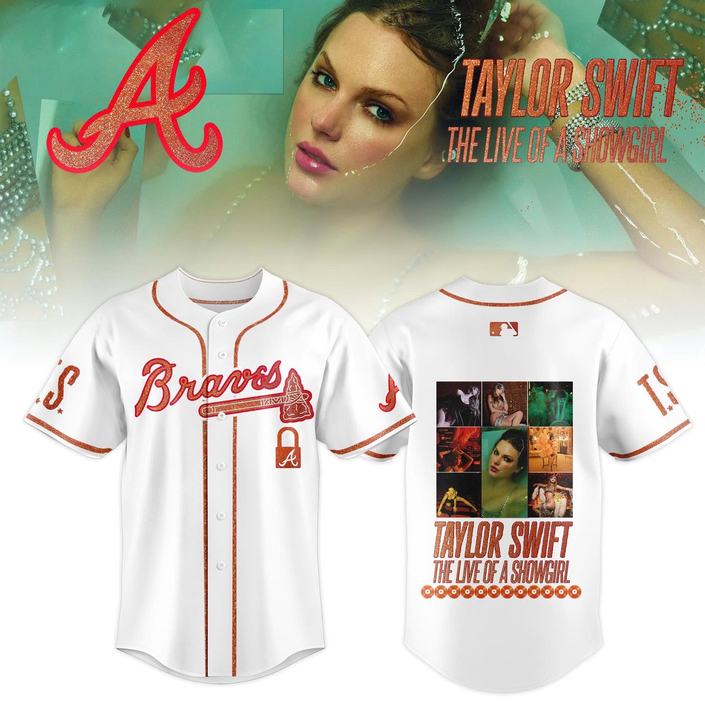 MLB x Taylor Swift “The Life of a Showgirl” Album 2025 Limited Editions Jersey