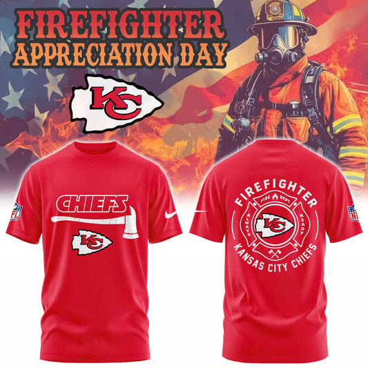 Kansas City Chiefs Firefighter Application Combo Tshirt | Jogger | Cap Limited Edition