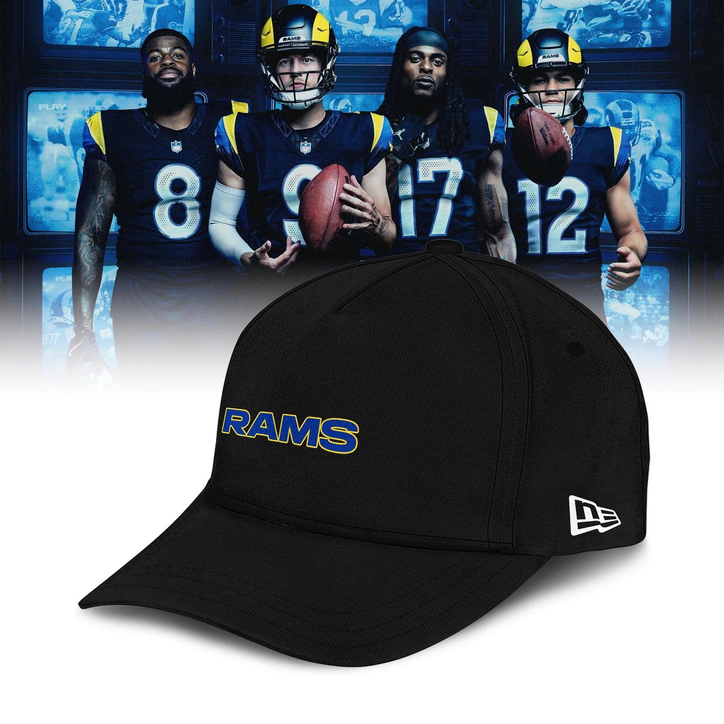 _ Los Angeles Rams 2025 Rivalries Midnight mode Special T-shirt