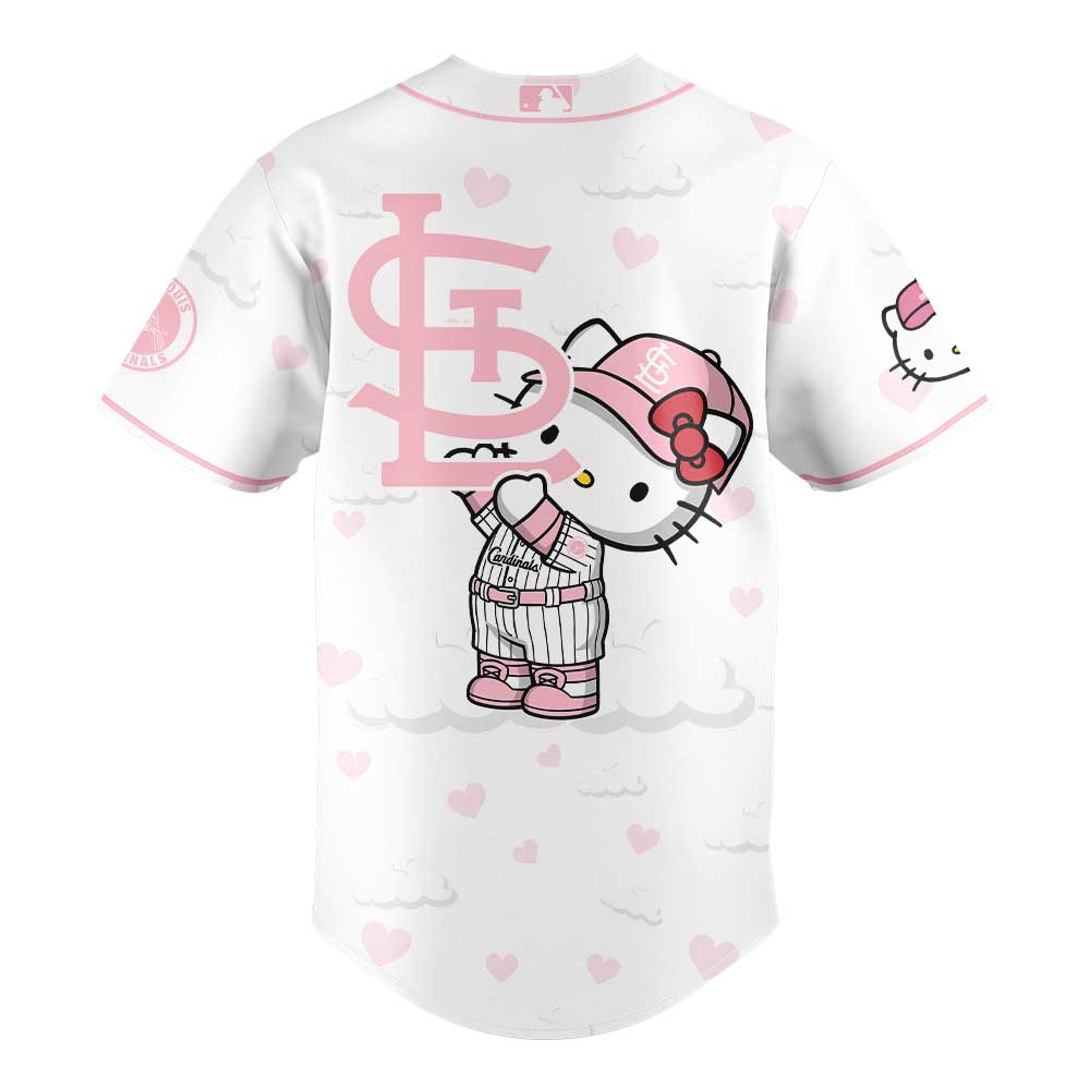 Limited Edition St.Louis Cardinals x Hello Kitty Night Plus Jersey