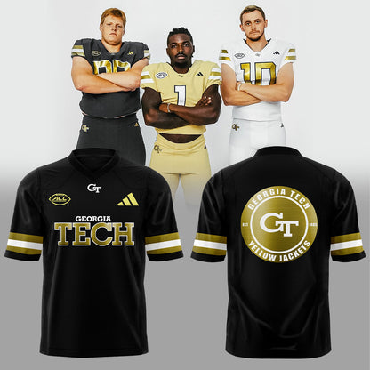 Limited Edition Georgia Tech Football New uniforms are ready for fans Black Jersey