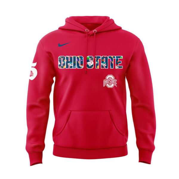 Ohio State Football TEACHER Appreciation 2025 Red Combo Hoodie