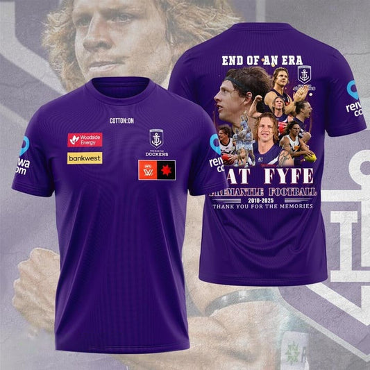 Fremantle Football Club x Nat Fyfe 3D T-Shirt