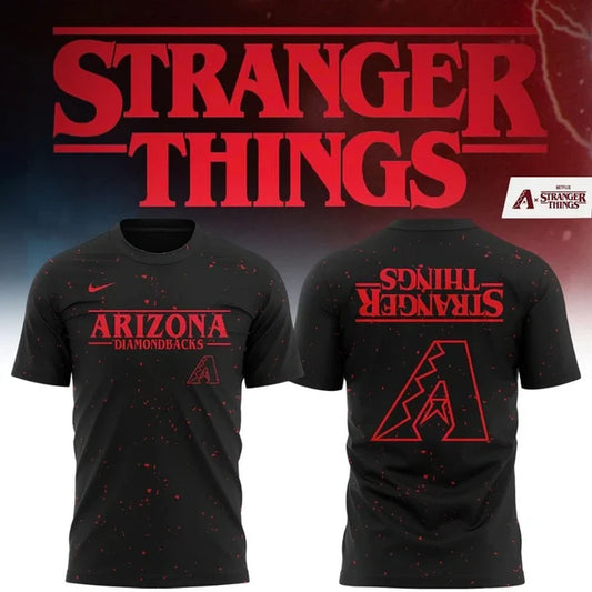 Exclusive Arizona Diamondbacks x Stranger Things 2025 Shirt