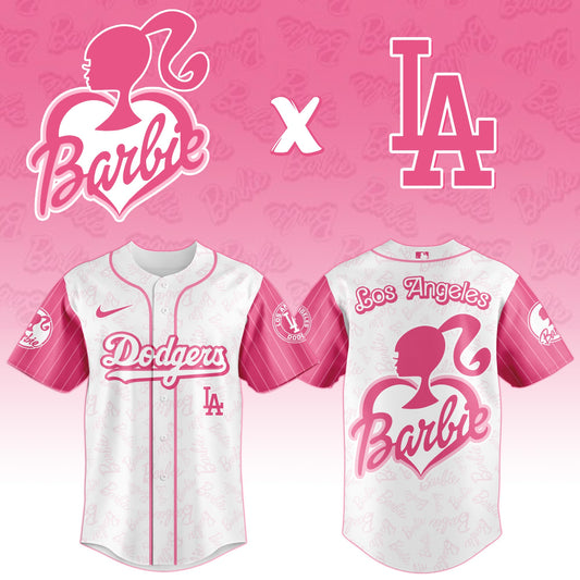 Los Angeles Dodgers MLB x Barbie 2025 Jersey Editions Limited