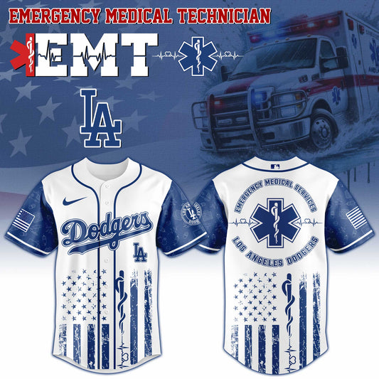 Los Angeles Dodgers MLB x Emergency Medical Technician Appreciation Night Jersey Limited