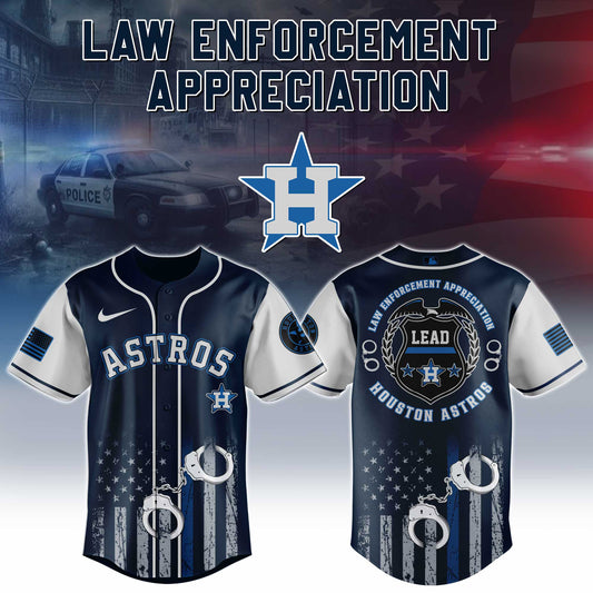 Houston Astros MLB x Law Enforcement Appreciation Day Jersey Limited