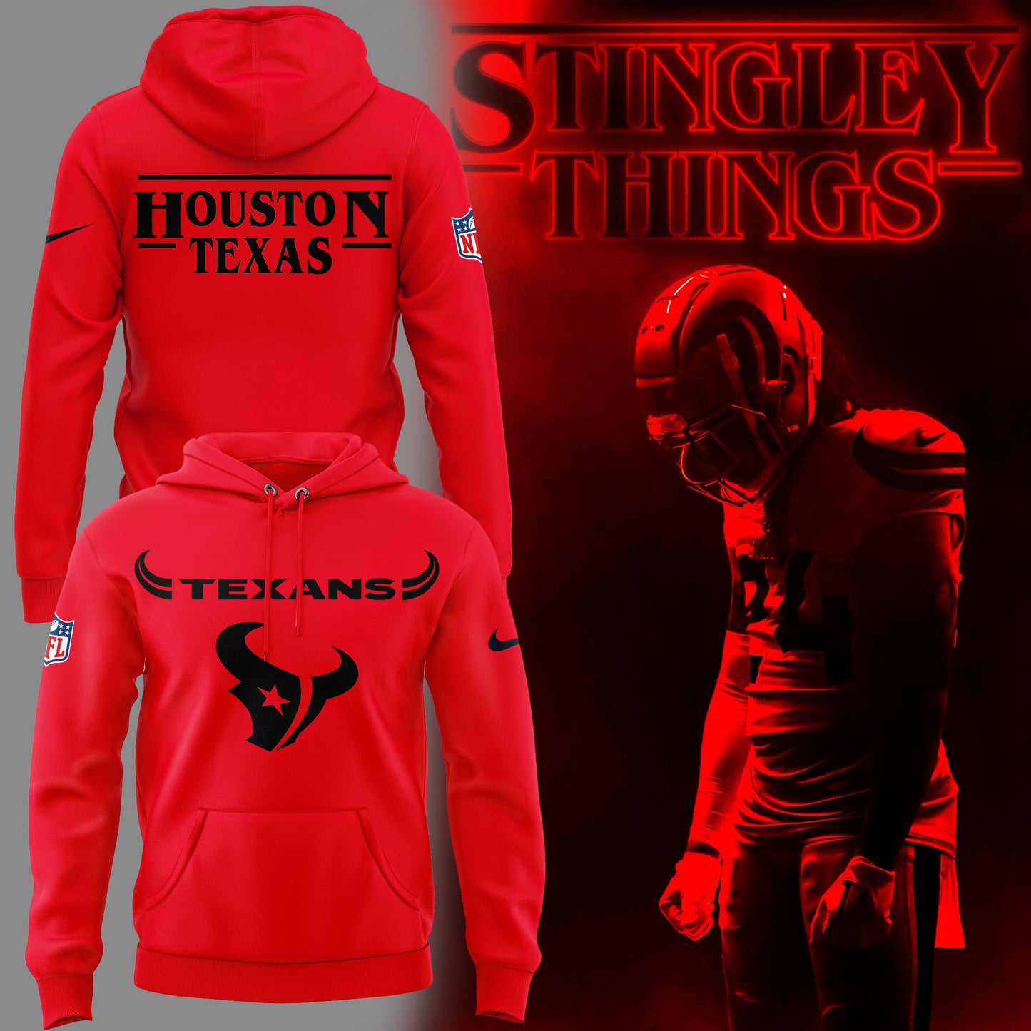 Houston Texans STINGLEY THINGS 2025 Hoodie