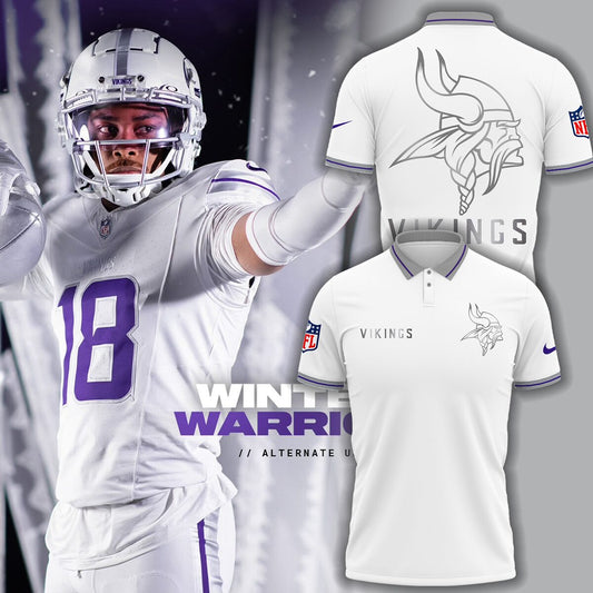 Minnesota Vikings NFL 2024 Limited Edition “Winter Warrior” Nike “Winter Warrior” Polo 2024