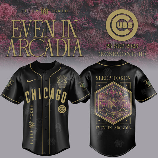 Chicago Cubs x Sleep Token: Even in Arcadia Tour Jersey Baseball