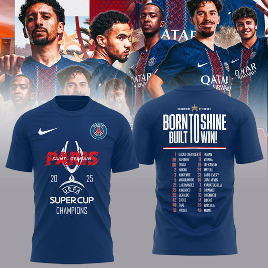 PSG – UEFA SUPER CUP CHAMPIONS 2025 T-Shirt