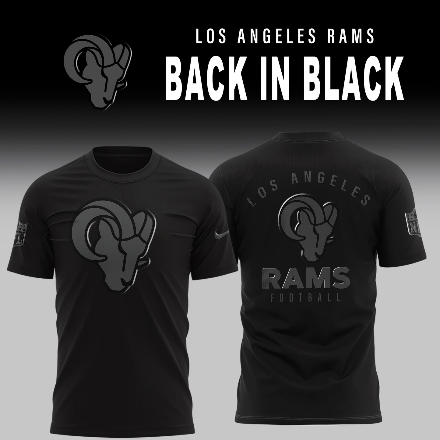 Los Angeles Rams 2026 Back In Black Limited Edition Shirt