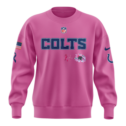 Limited Edition Indianapolis Colts Breast Cancer Awareness Pink Sweat 2025