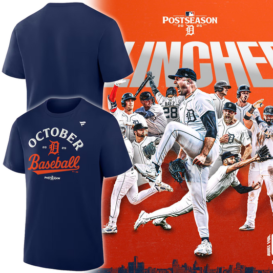 Detroit Tigers 2025 Postseason Limited T-shirt