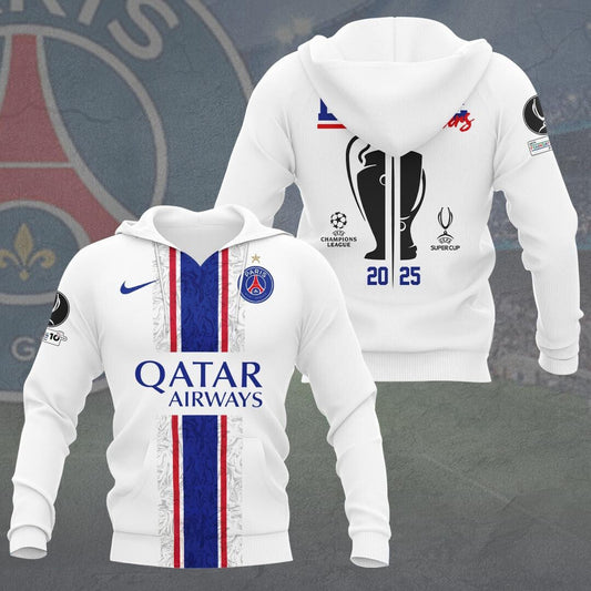 PSG – UEFA SUPER CUP CHAMPIONS 2025 Hoodie