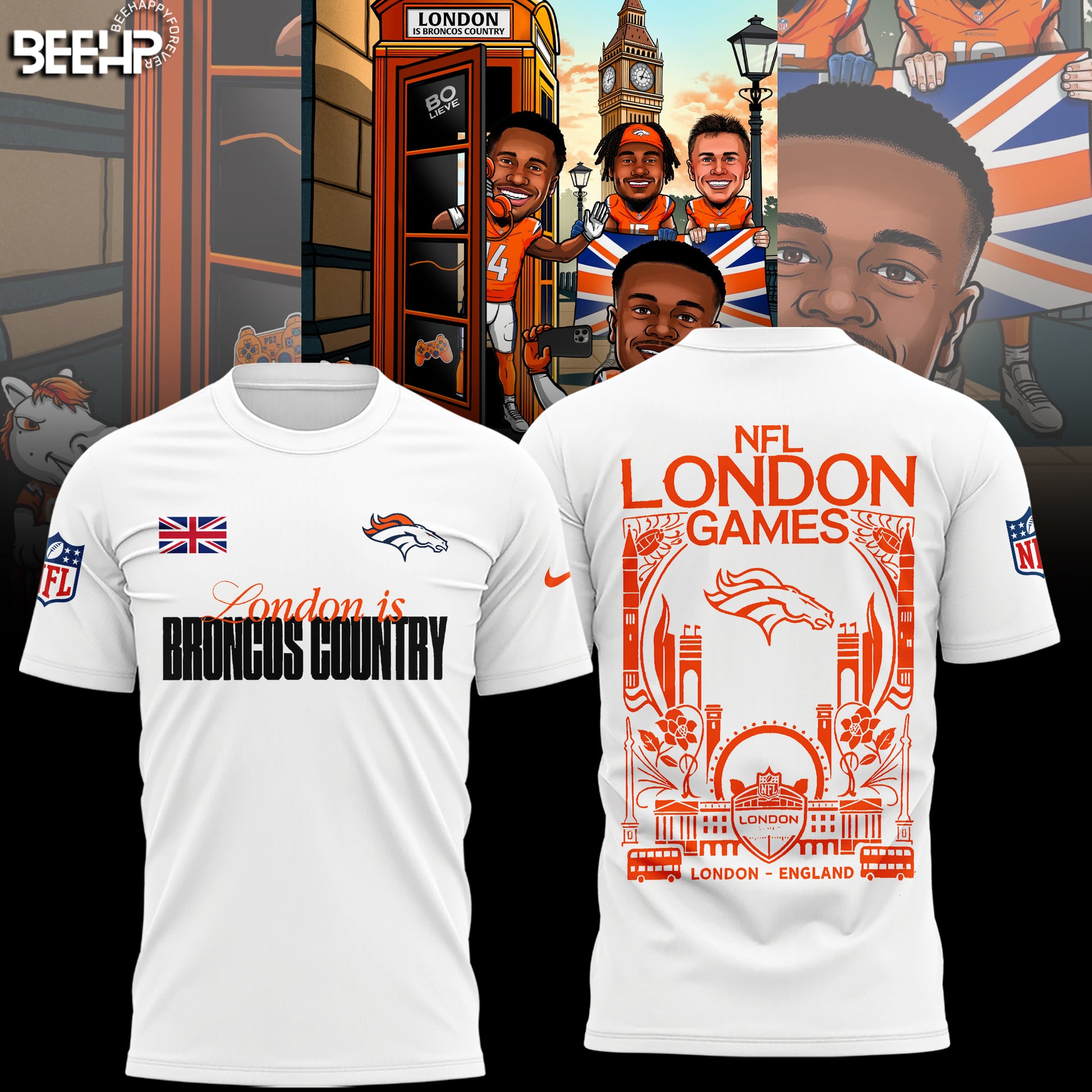 Denver Broncos in London Limited Edition Shirt