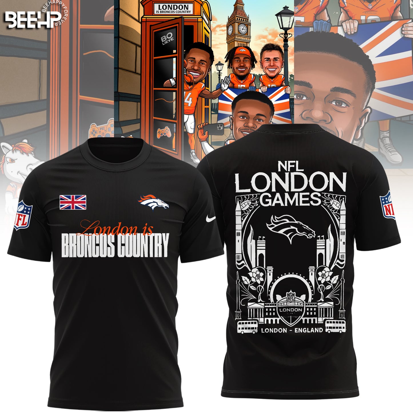 Denver Broncos in London Limited Edition Shirt