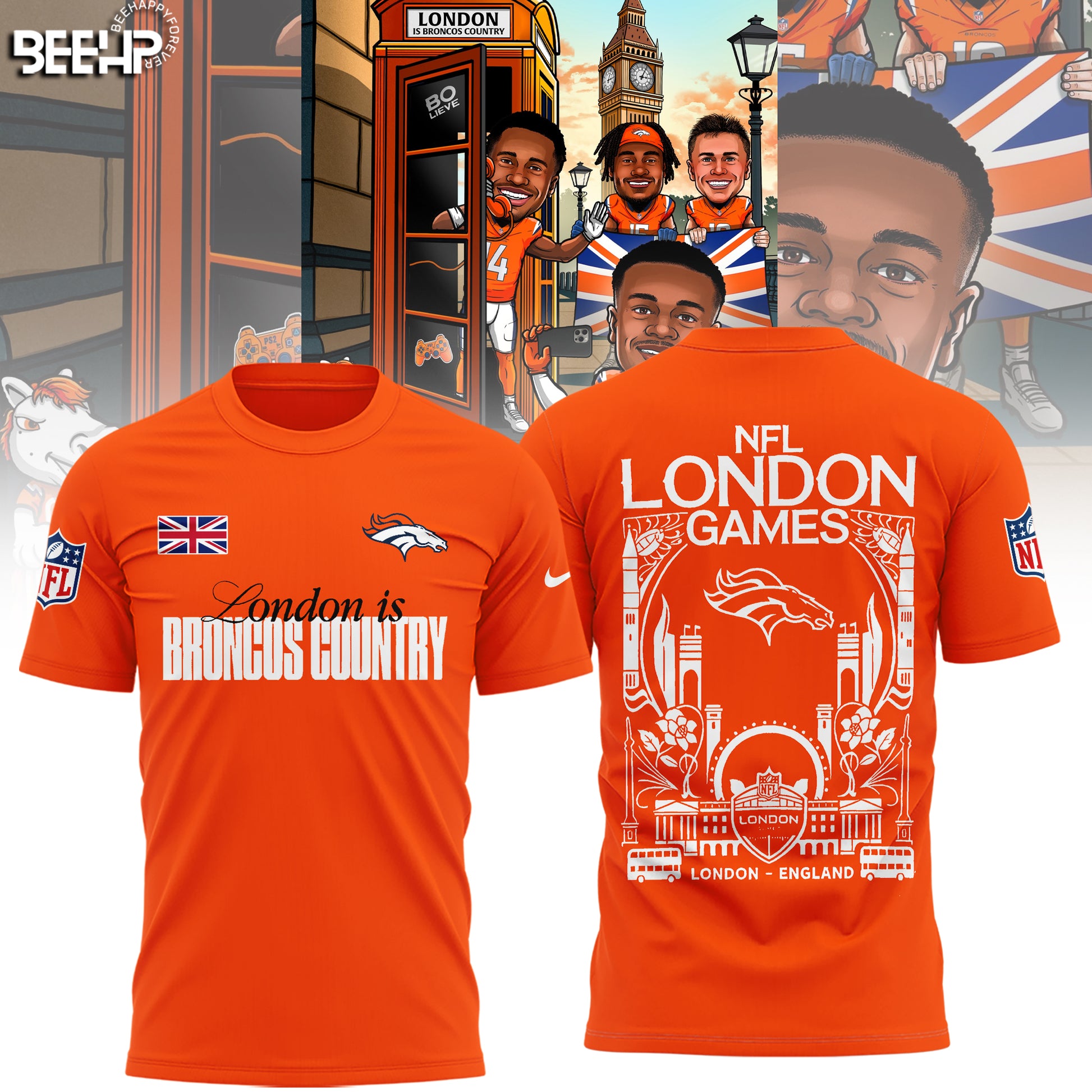 Denver Broncos in London Limited Edition Shirt