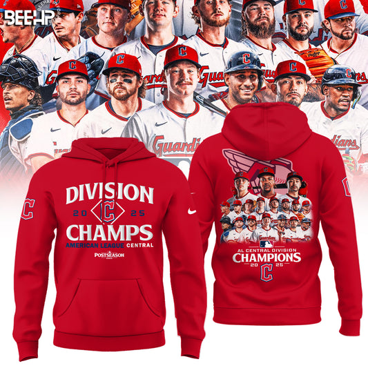 Cleveland Guardians 2025 AL Central Division Champions Limited Edition Shirt