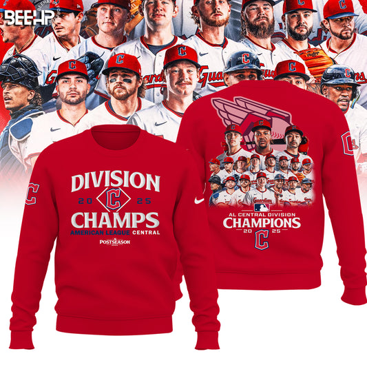 Cleveland Guardians 2025 AL Central Division Champions Limited Edition Shirt