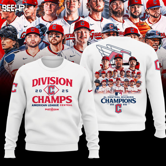 Cleveland Guardians 2025 AL Central Division Champions Limited Edition Shirt