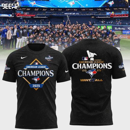 Toronto Blue Jay 2025 American League Champions T-Shirt