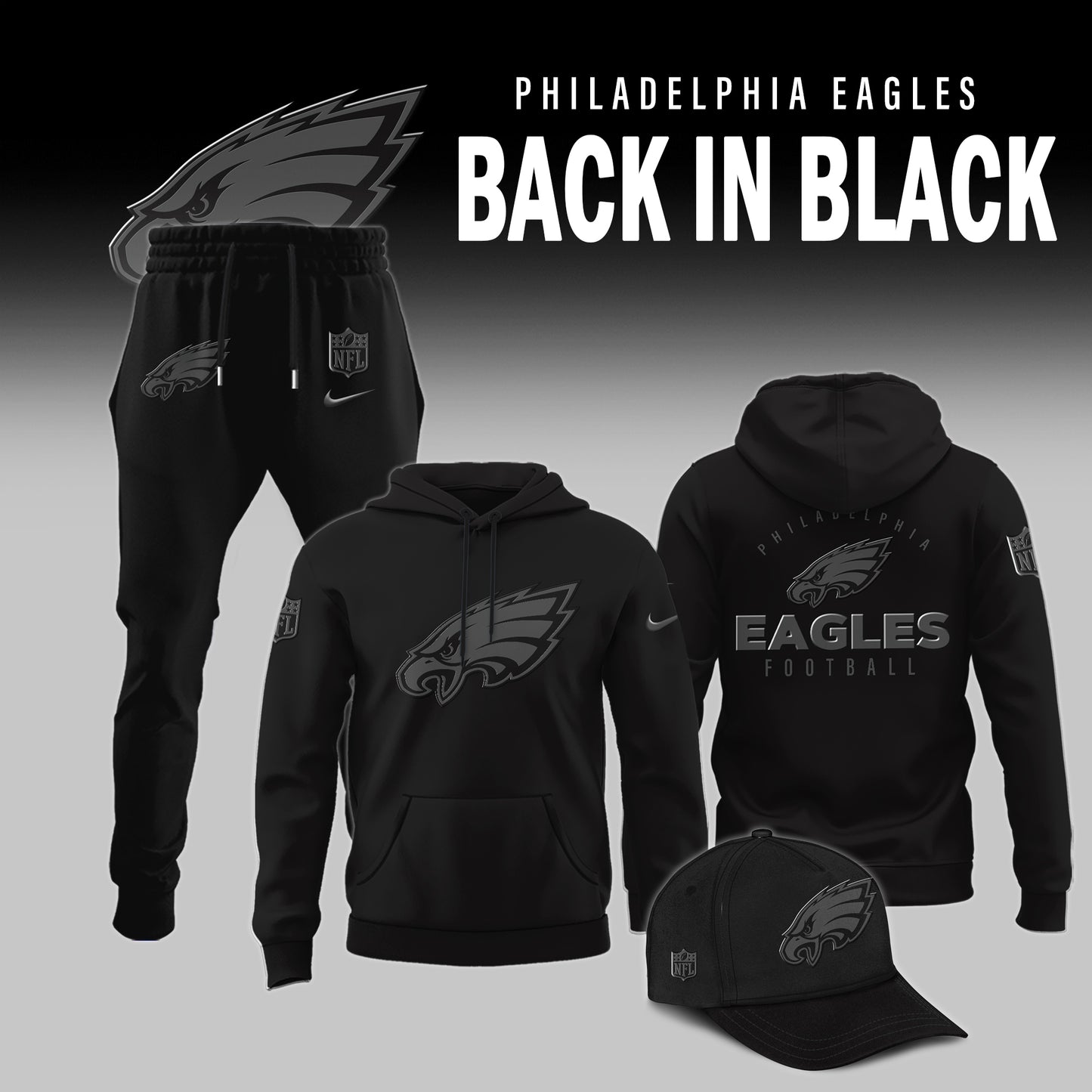Philadelphia Eagles 2026 Back In Black Limited Edition Shirt