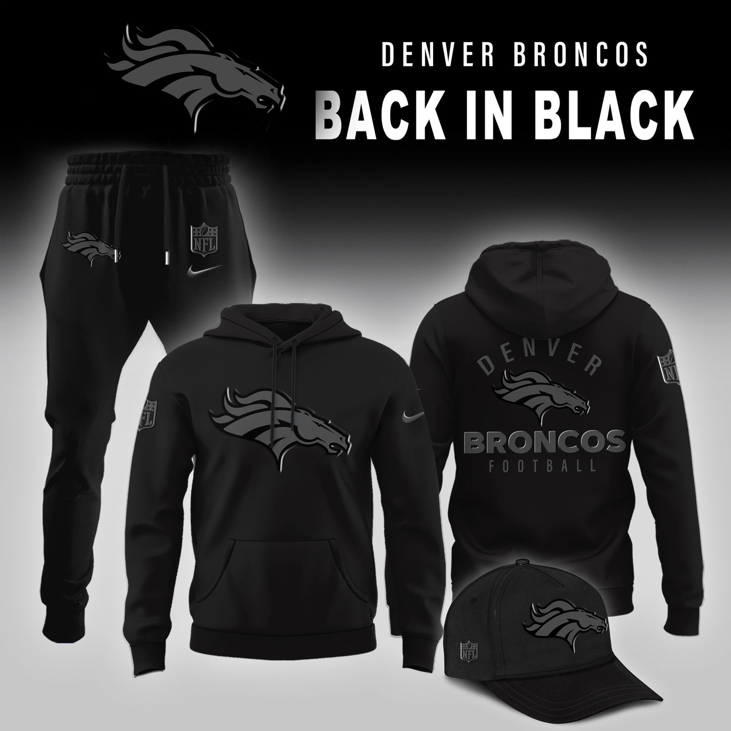 Denver Broncos 2026 Back In Black Limited Edition Shirt
