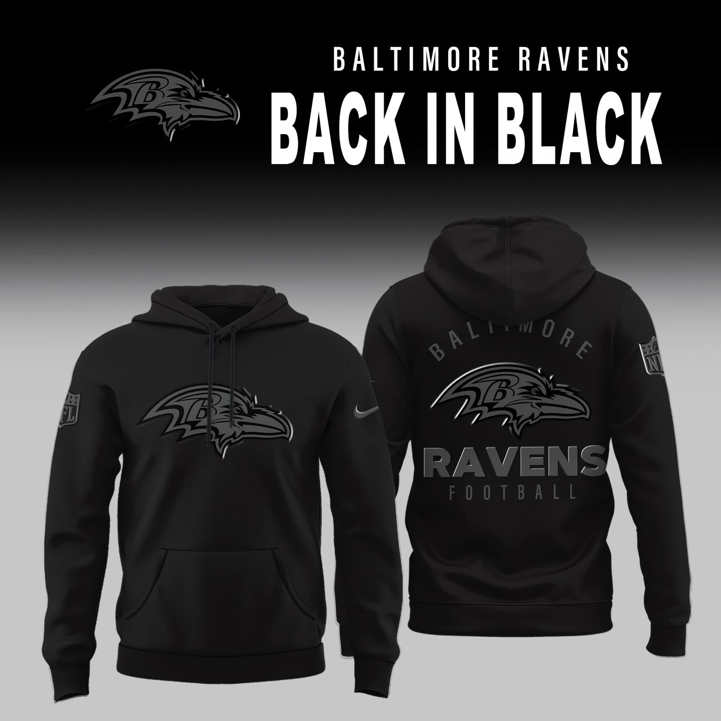 Baltimore Ravens 2026 Back In Black Limited Edition Shirt