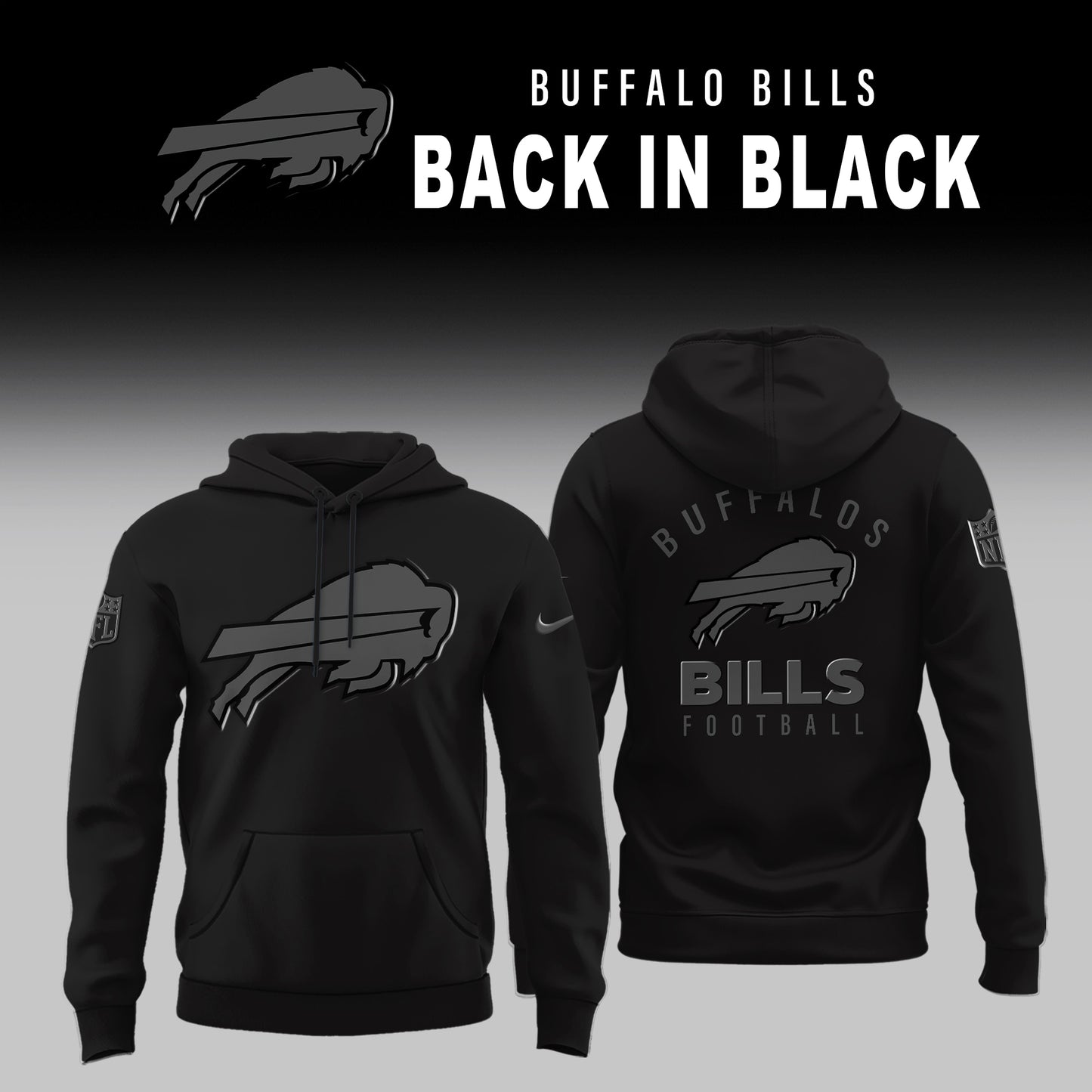 Buffalo Bills 2025 Back In Black Limited Edition Shirt