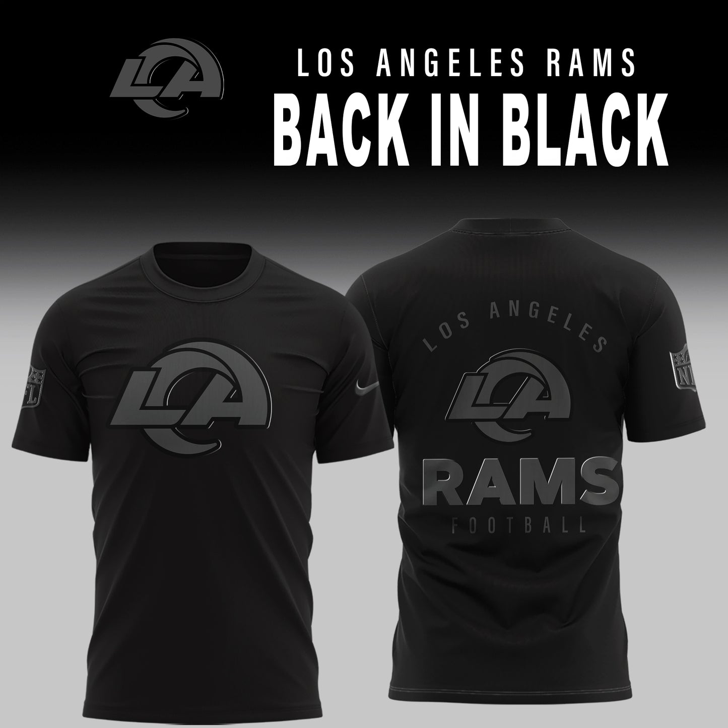 Los Angeles Rams 2026 Back In Black Limited Edition Shirt