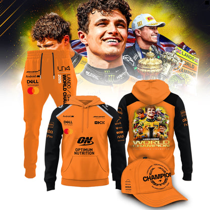 Limited Edition 2025 Lando Norris World Champions Combo Hoodie