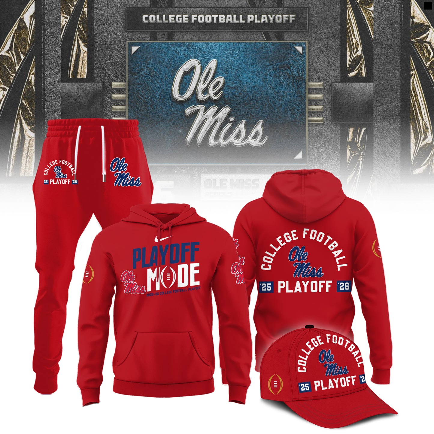 Ole Miss Rebels 2025-26 College Football Playoff Limited Edition Shirt
