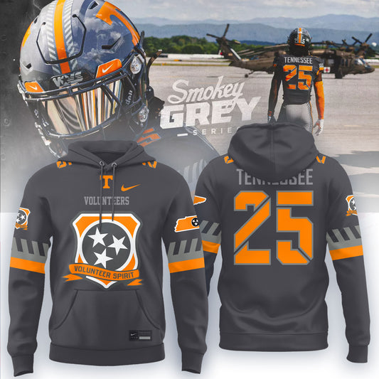 __.Tennessee Football  Smokey Grey Series Uniform 2025 Hoodie