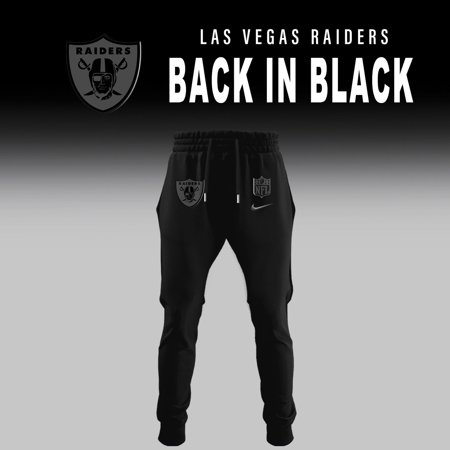 Las Vegas Raiders 2026 Back In Black Limited Edition New Jacket