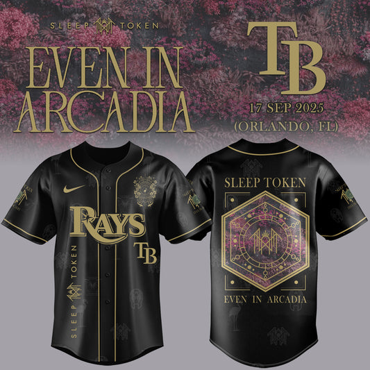 Tampa Bay Rays x Sleep Token: Even in Arcadia Tour Jersey Baseball