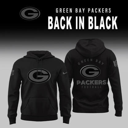 Green Bay Packers 2025 Back In Black Limited Edition Shirt
