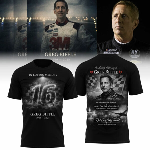 Greg Biffle Thank You For The Memories Tshirt