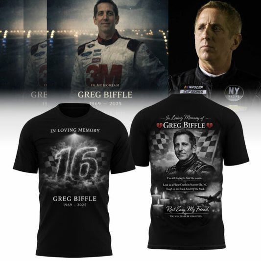 Greg Biffle Thank You For The Memories Tshirt