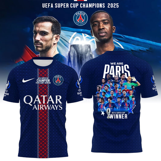 PSG – UEFA SUPER CUP CHAMPIONS 2025 T-Shirt