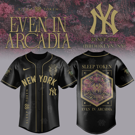New York Yankees x Sleep Token: Even in Arcadia Tour Jersey Baseball