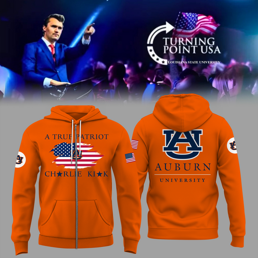Limited Edition Auburn University x Turning Point USA ZIP Hoodie
