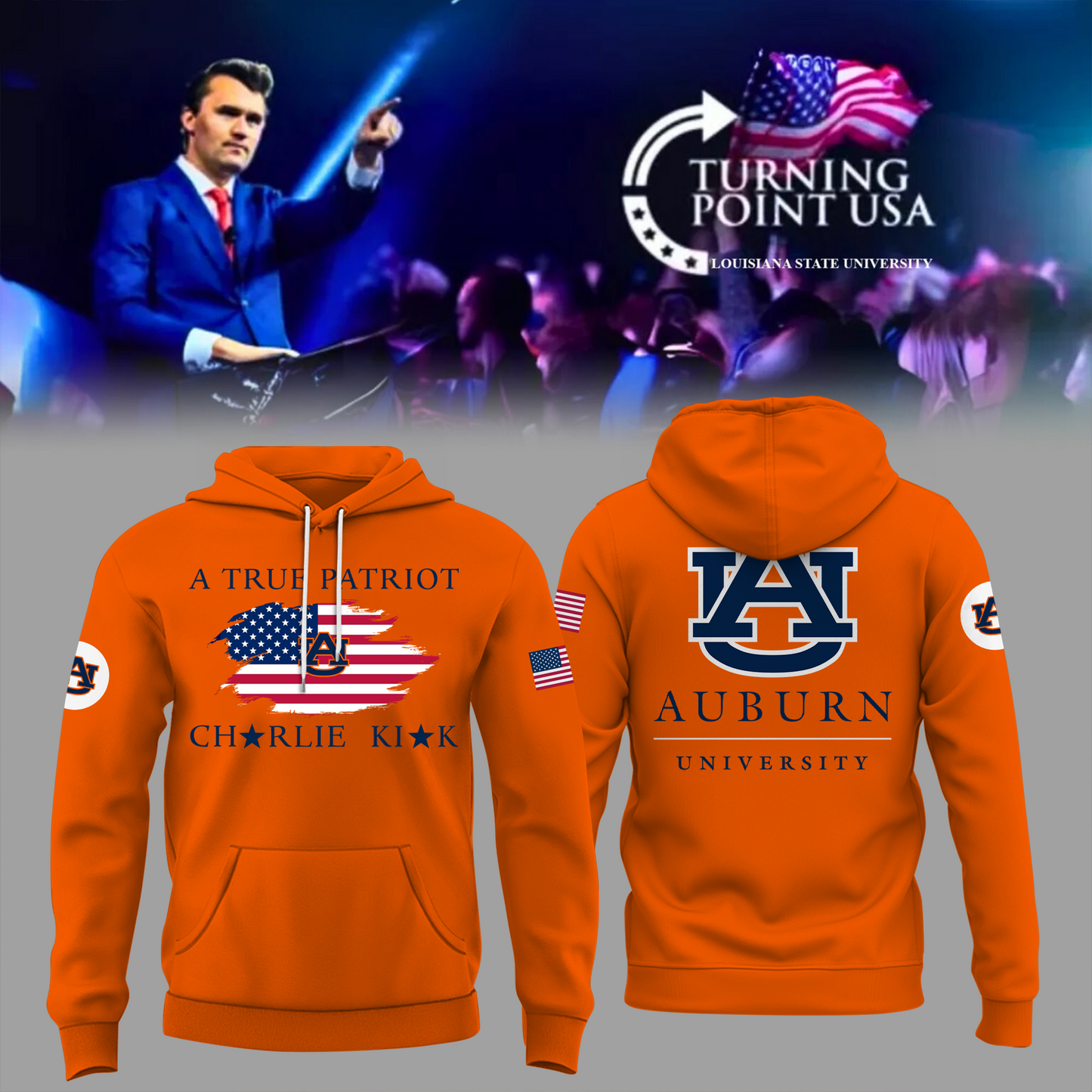 Limited Edition Auburn University x Turning Point USA Hoodie