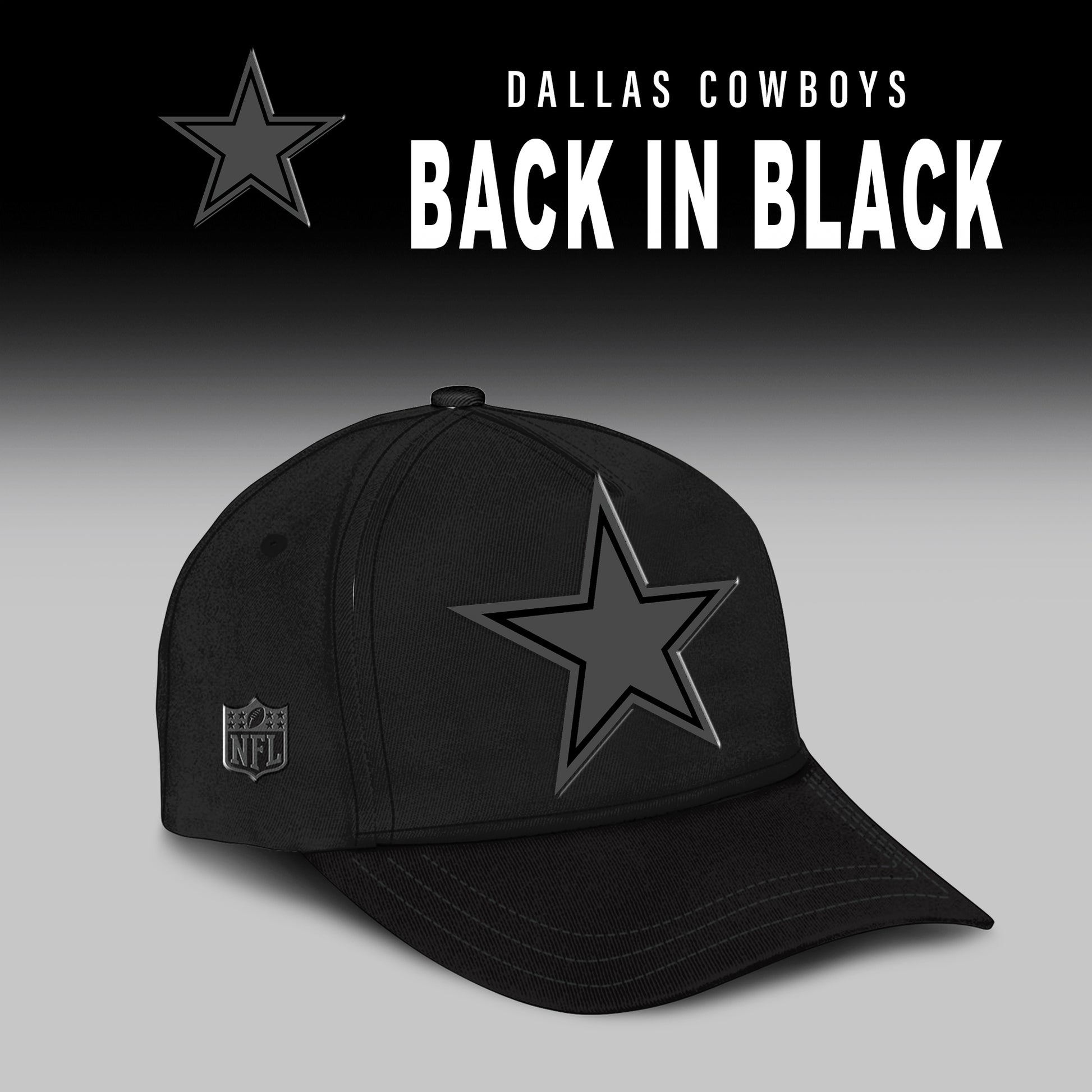 Dallas Cowboys 2025 Back In Black Limited Edition Shirt