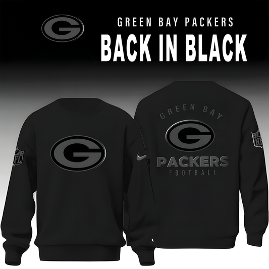 Green Bay Packers 2025 Back In Black Limited Edition Shirt