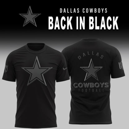 Dallas Cowboys 2025 Back In Black Limited Edition Shirt