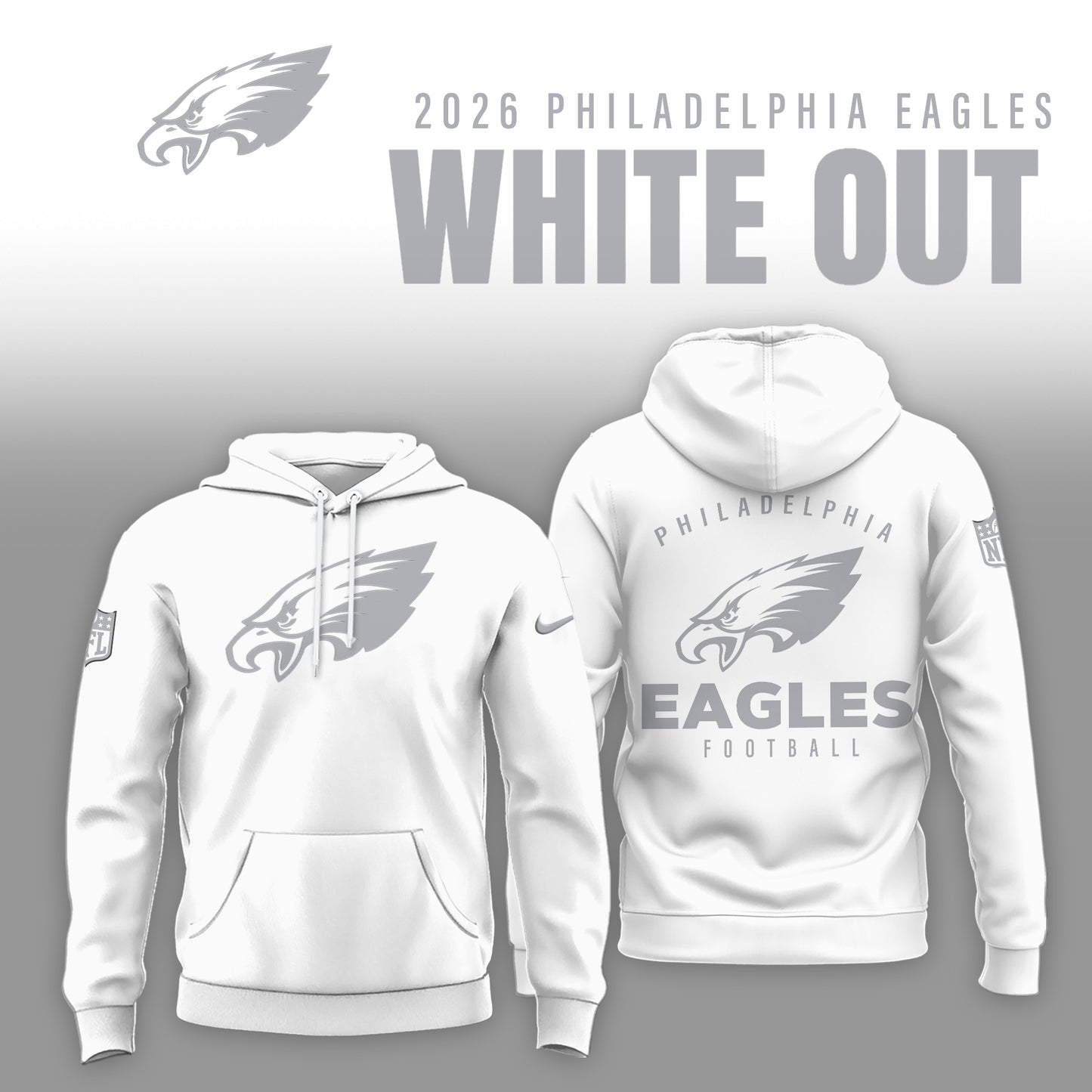 Philadelphia Eagles 2026 White Out Limited Edition Shirt