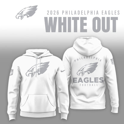 Philadelphia Eagles 2026 White Out Limited Edition Shirt