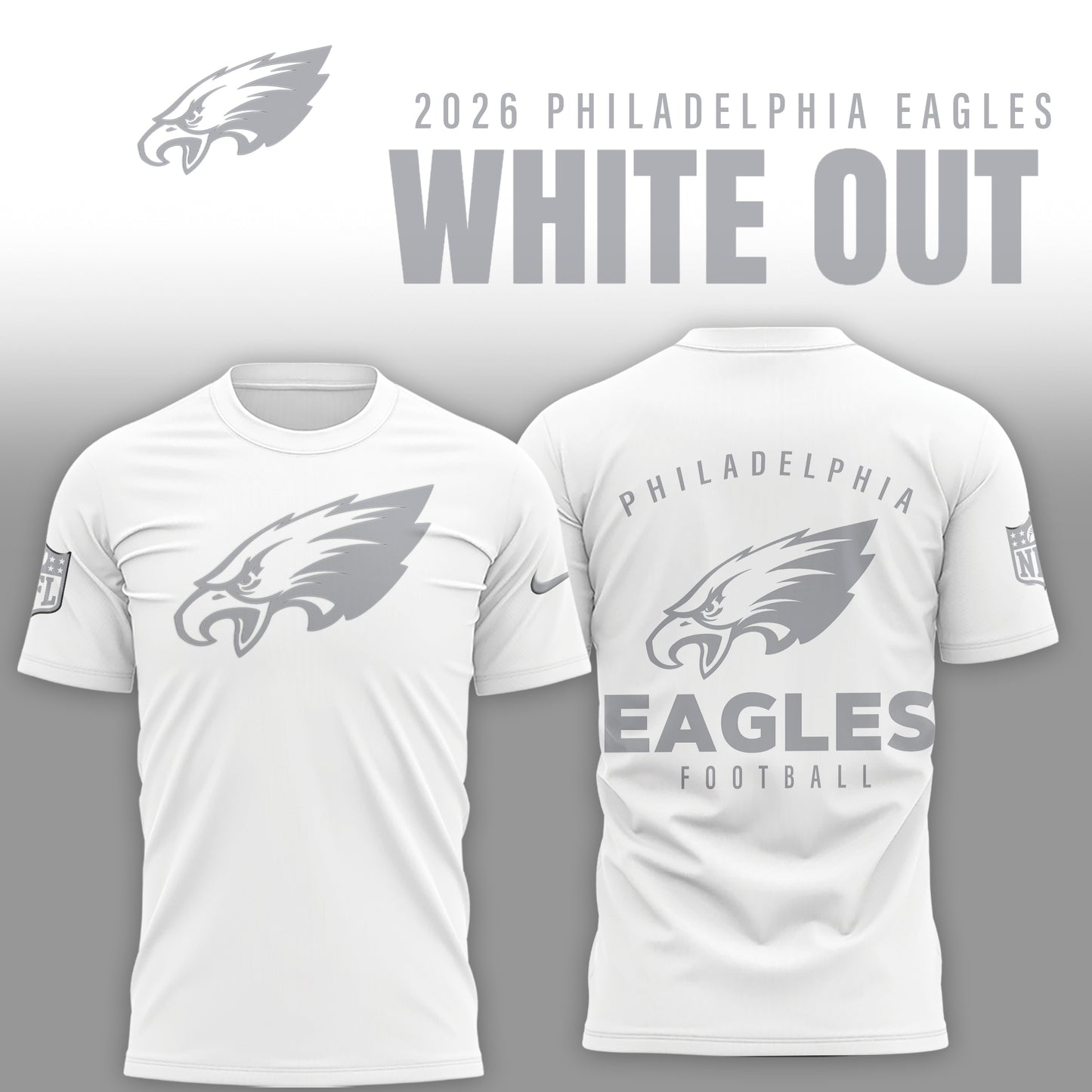 Philadelphia Eagles 2026 White Out Limited Edition Shirt